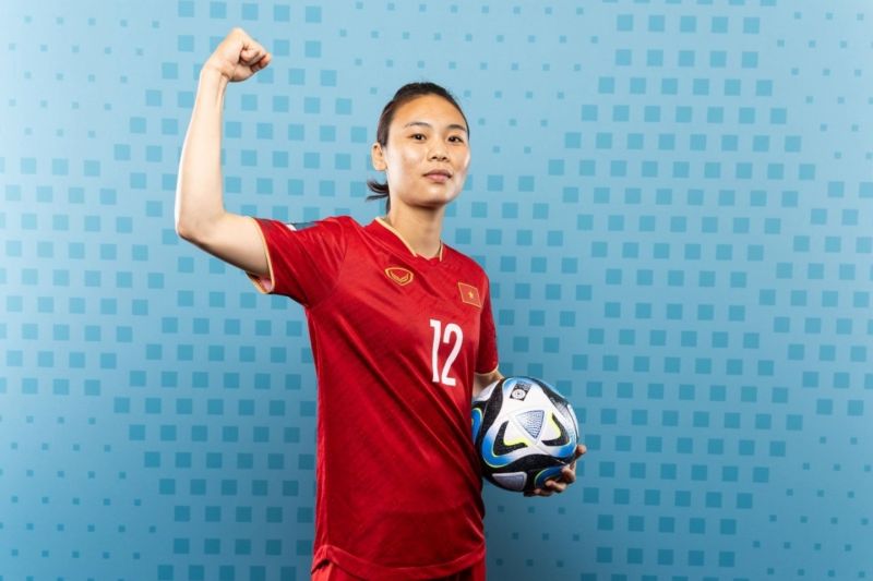 Hải Yến nổi tiếng với phong cách thi đấu lạnh lùng, chọn vị trí thông minh và khả năng dứt điểm gọn gàng