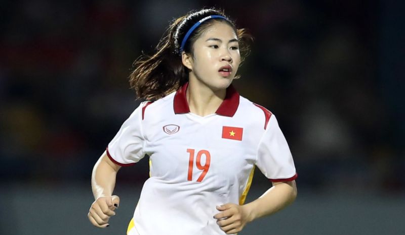 Nguyễn Thị Thanh Nhã là tiền đạo trẻ nổi bật của tuyển nữ Việt Nam với tốc độ bứt phá và lối chơi hiện đại