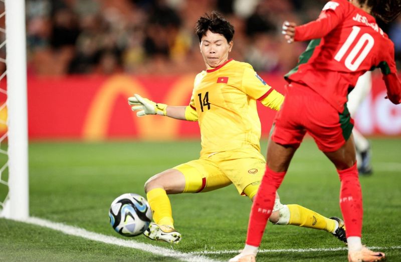 Trần Thị Kim Thanh từng khiến cả thế giới chú ý khi liên tục cản phá những cú sút của tuyển Mỹ tại World Cup 2023