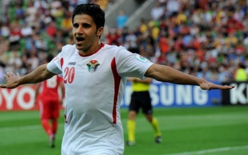 Hazam Al-Dardour được xem là một trong những tiền đạo xuất sắc nhất của Jordan